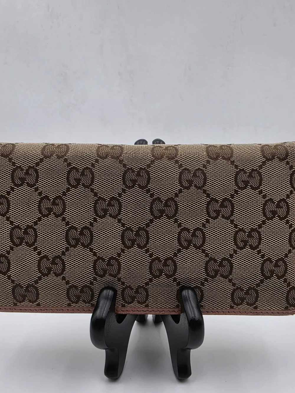 Gucci GG Supreme Canvas Zippy Long Wallet, Authentic.